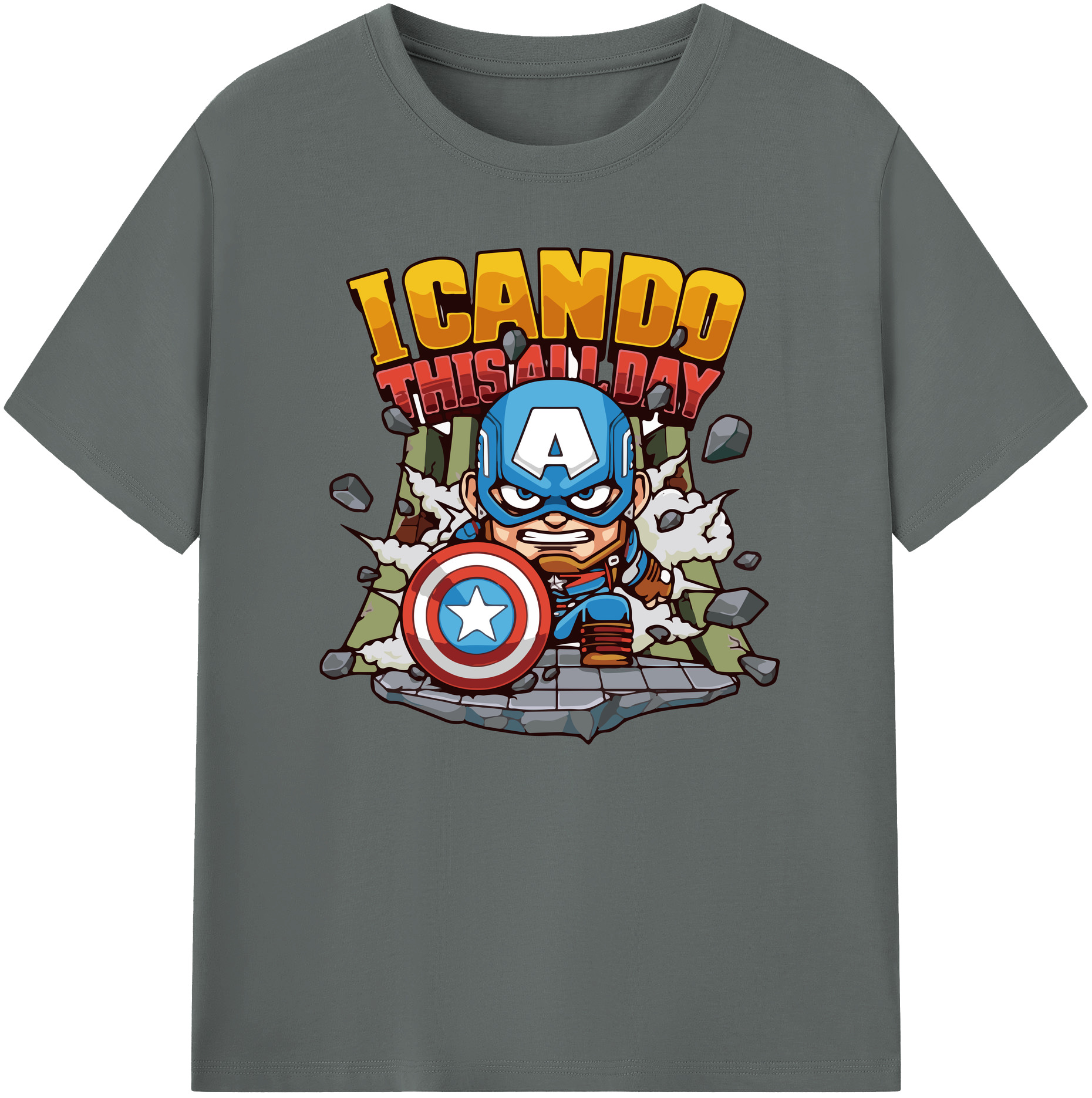 （画像用） アベンジャーズ The Avengers 綿100％ メンズ半袖Tシャツ｜肌触りやわらか＆通気性